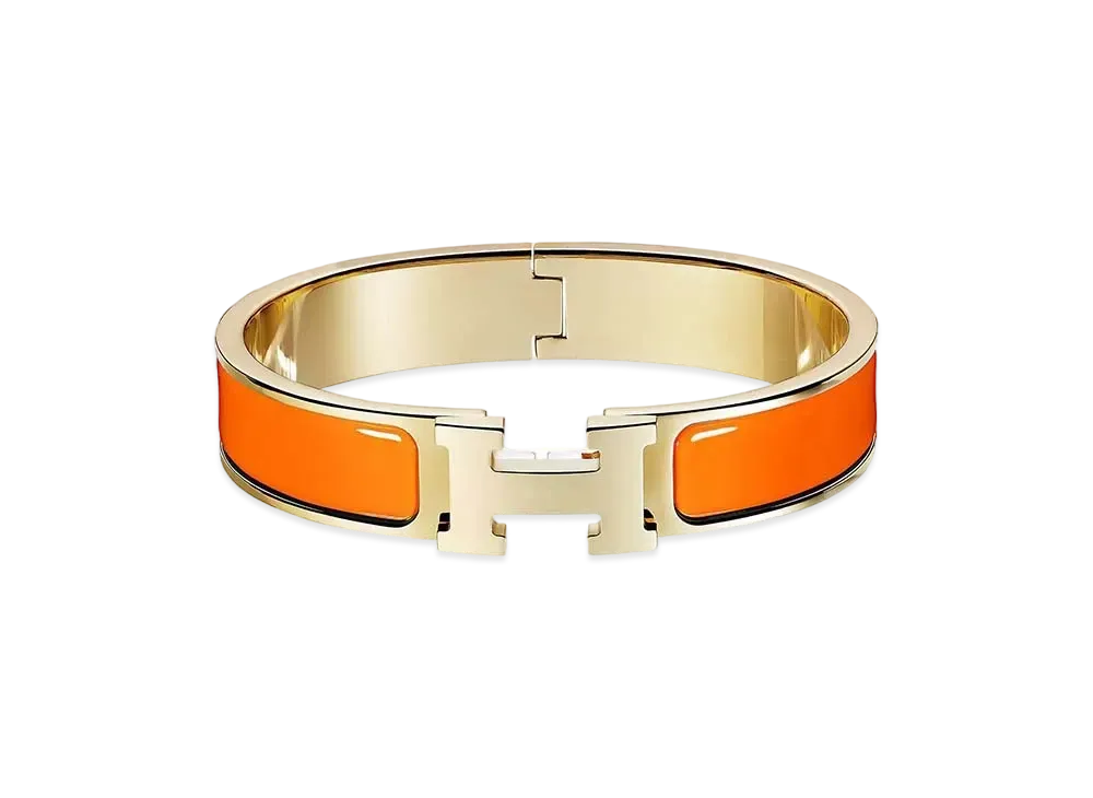 Hermes Clic H Bracelet "Orange"