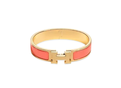 Hermes Clic H Bracelt "Papaye/Gold"