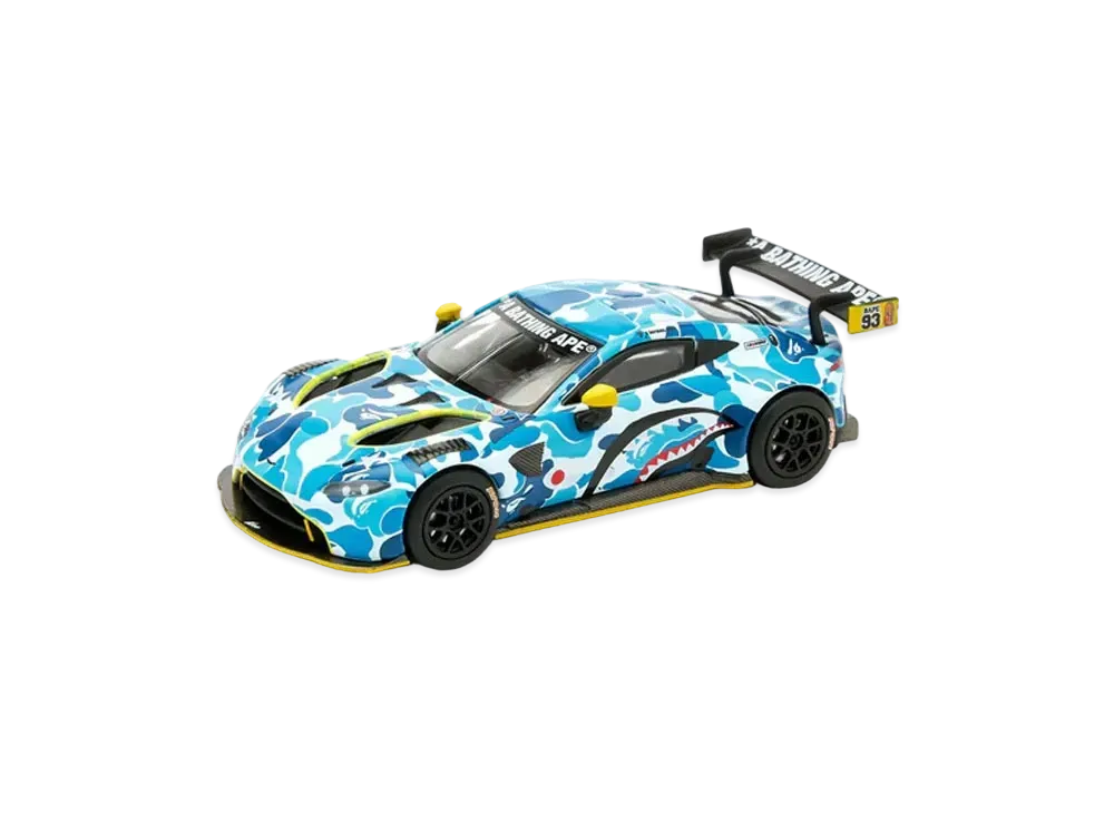 A BATHING APE x POPRACE Aston Martin GT3 1/64 Model Car "Blue"