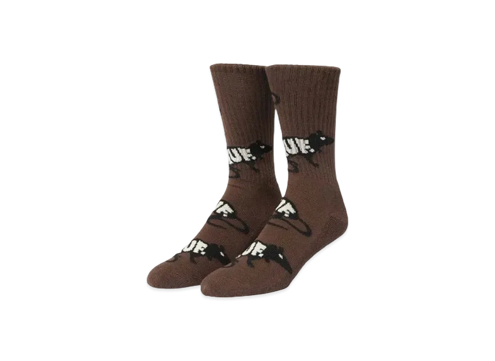 HUF Pest Problem Crew Socks "Camel"