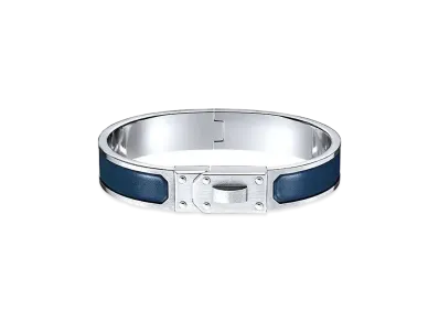 Hermes Kelly Men Bracelet "Bleu De Biarritz"