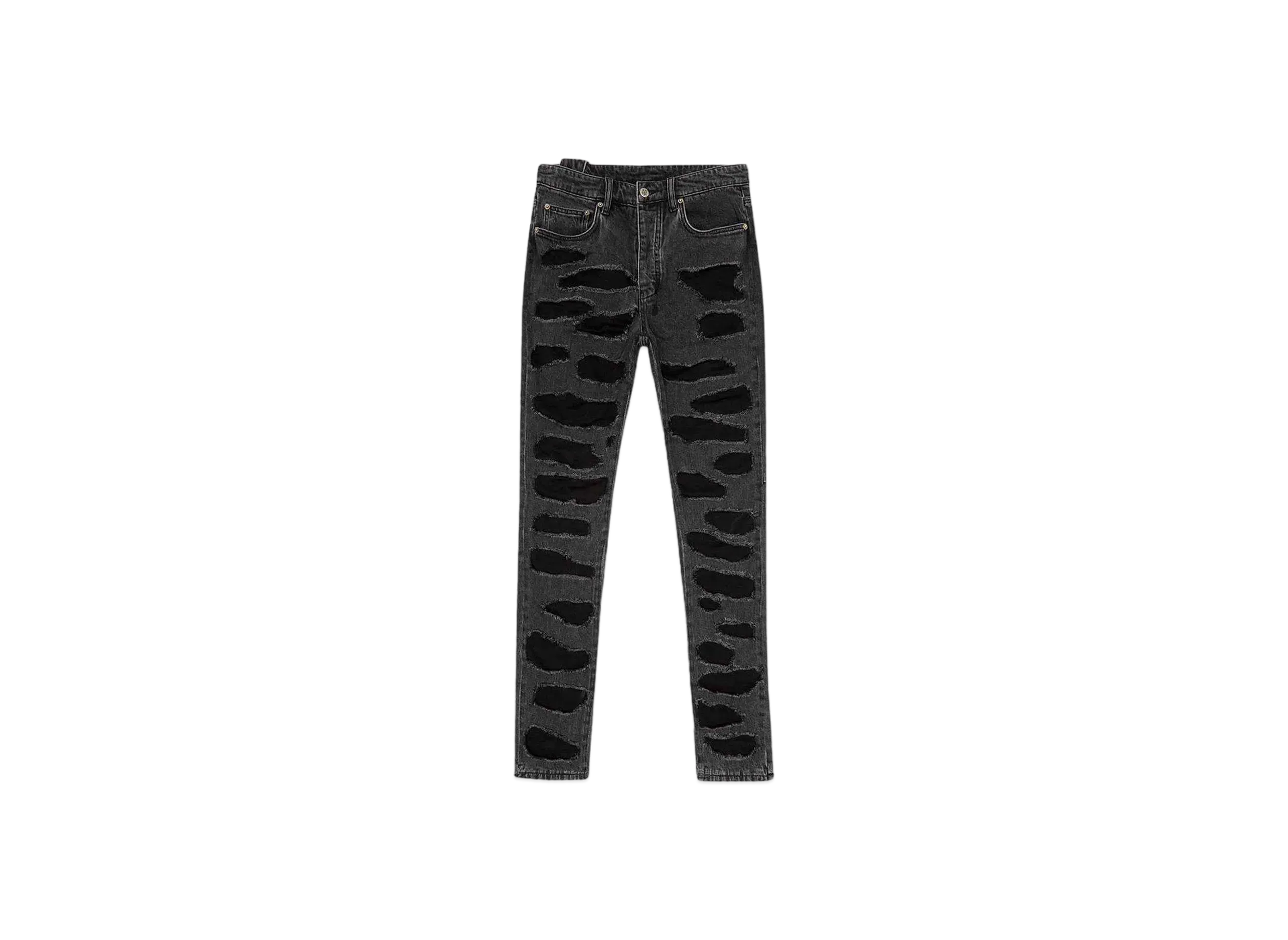 KSUBI CHITCH SHREDDED BLACK "BLACK"