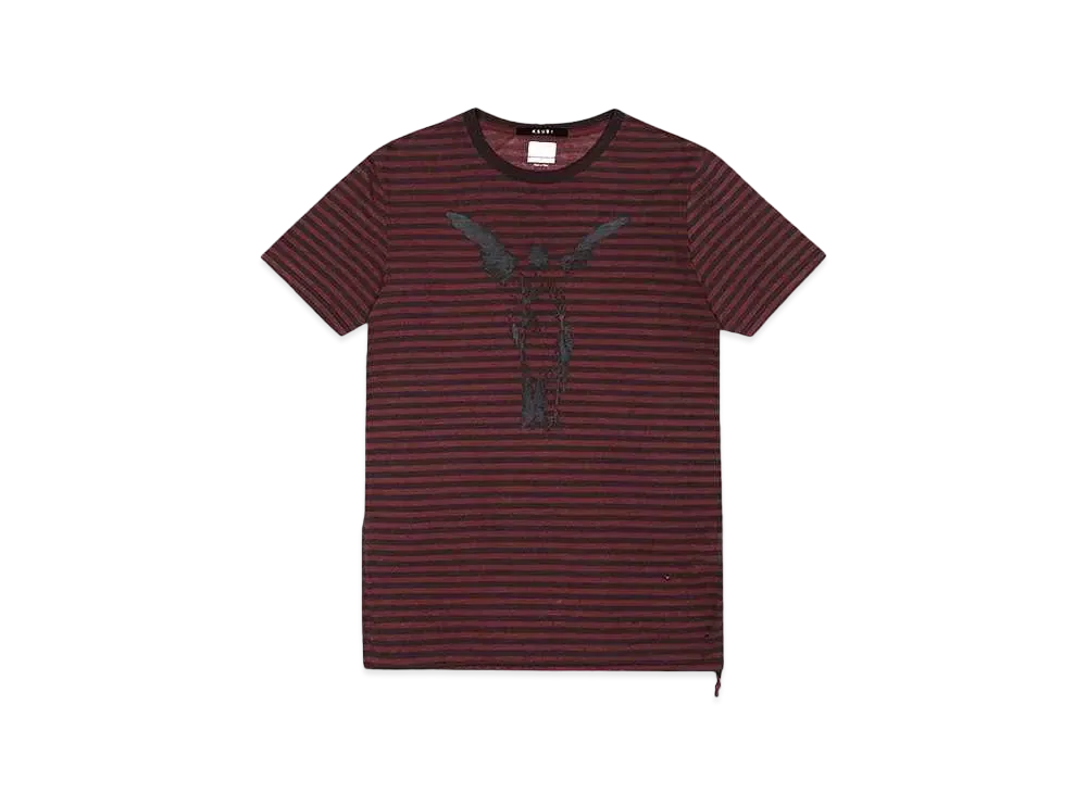 KSUBI ANGEL SIOUX SS TEE RED STRIPE "RED"