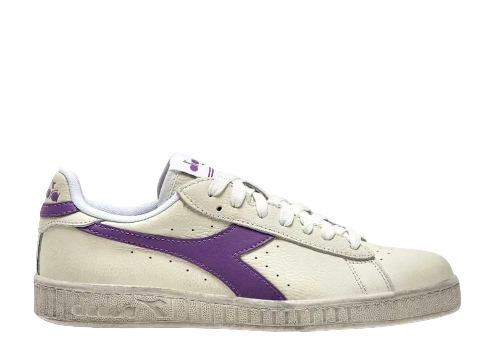 ディアドラ ゲームL ロー ワックスド "ホワイト/ヴァイオレットベリー(C6210)"