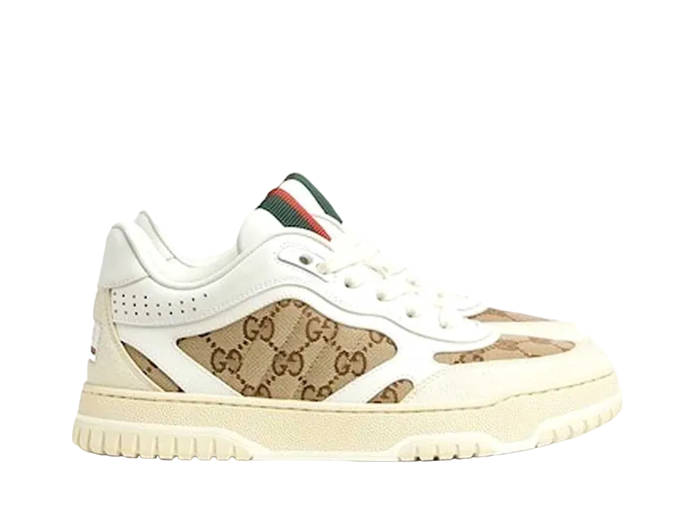 グッチ ウィメンズ リウェブ スニーカー "ベージュ/エボニー"