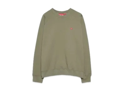 Supreme Small Box Raglan Crewneck "Light Olive"