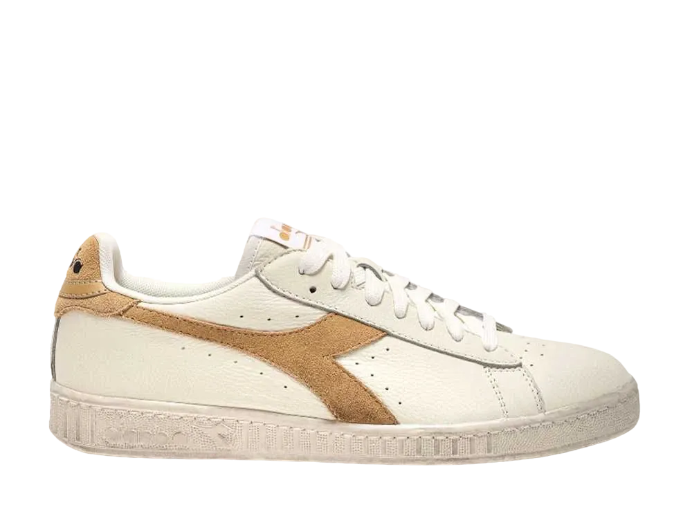 DIADORA Game L Low Waxed Suede Pop "White/Latte"