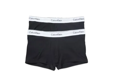 Calvin Klein Underwear TRUNK 2PK "BLACK / BLACK"