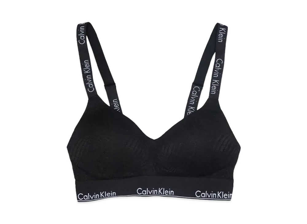 Calvin Klein Underwear LGHTLY LINED BRALETTE "BLACK"