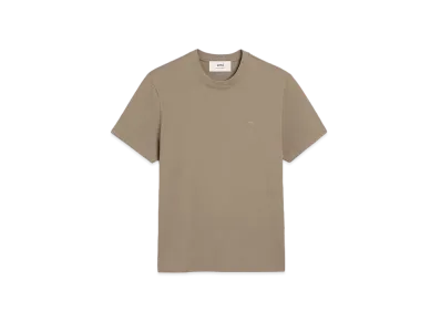 AMI PARIS Organic Cotton Jersey AMI DE COEUR Classic Fit T-shirt "Light Tope"