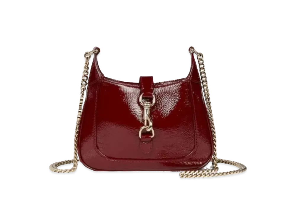 GUCCI Jackie Notte Mini Bag "Rosso Ancora"