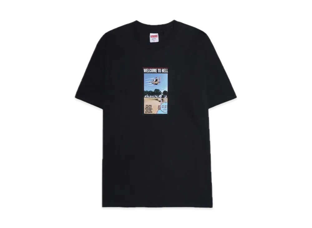 Supreme x Toy Machine Welcome To Hell Tee "Black"