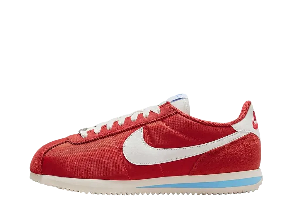 Nike Women's Cortez TXT "Picante Red/University Blue/Coconut Milk/Sail"