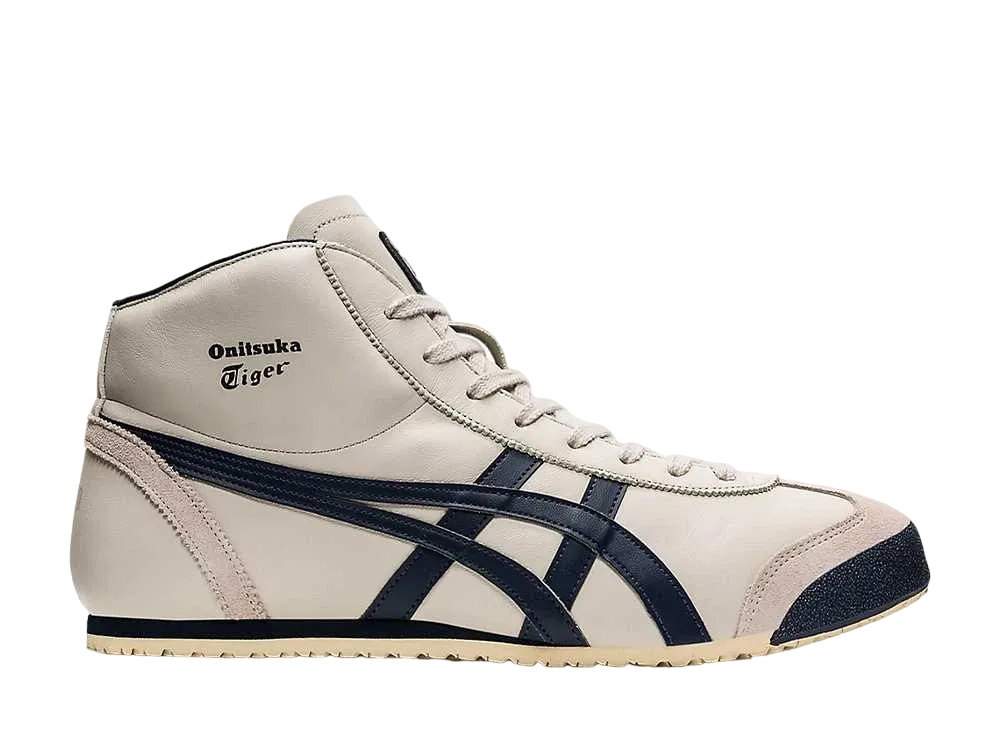 Onitsuka Tiger Mexico Mid Runner "Birch/Indian Ink"