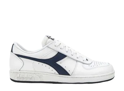 DIADORA Magic Basket Low Icona "White /Blue Caspian Sea"