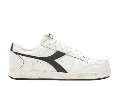 DIADORA Magic Basket Low Icona "White/White/Black"