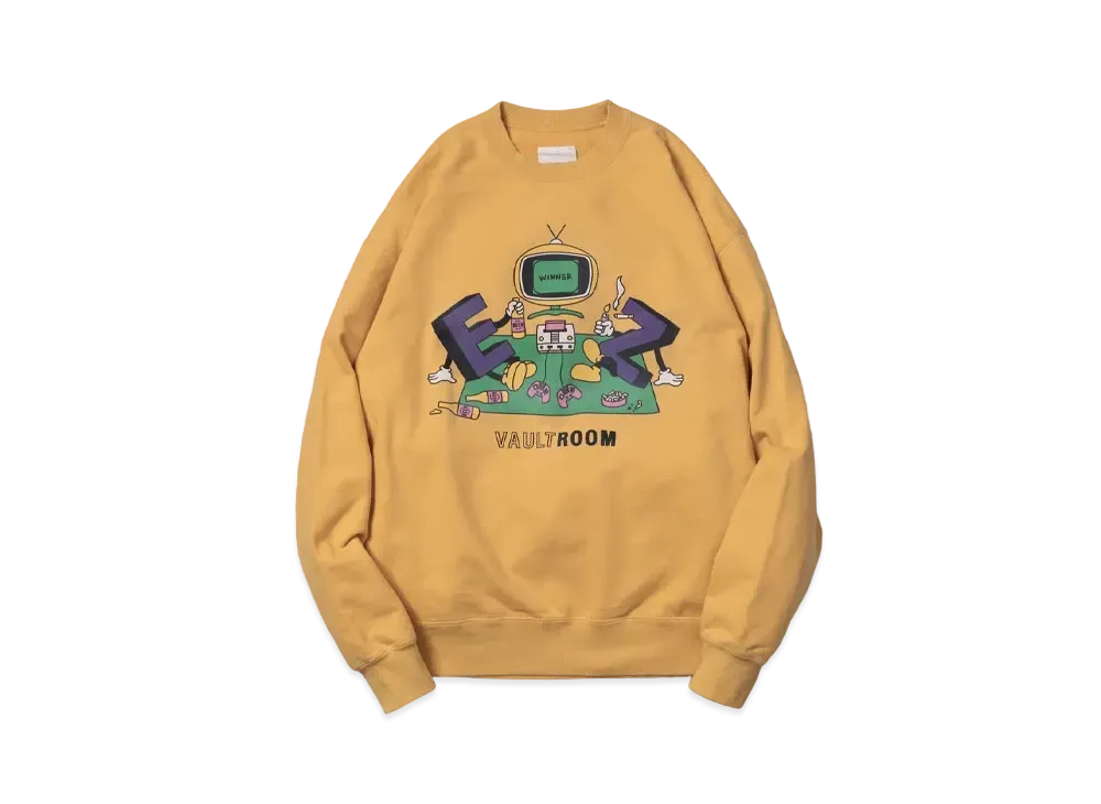 VAULTROOM EZ Vintage Crewneck "Yellow"