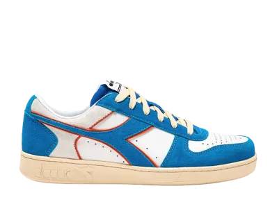 DIADORA Magic Basket Low Suede Leather "Royal/White"