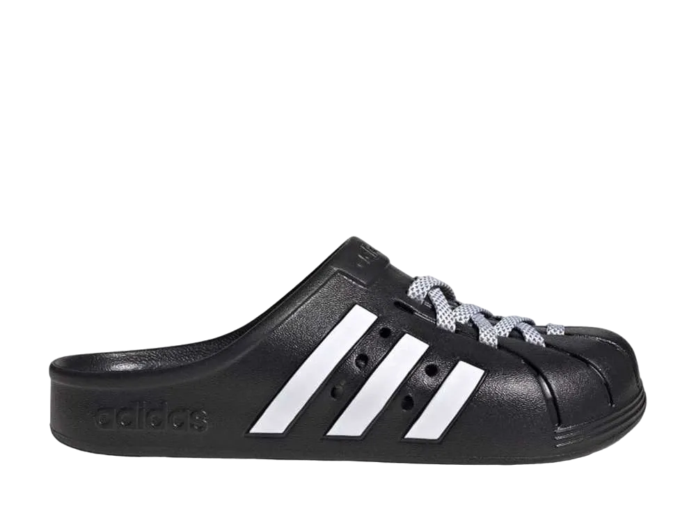 adidas Adilette Clogs "Core Black/Footwear White"