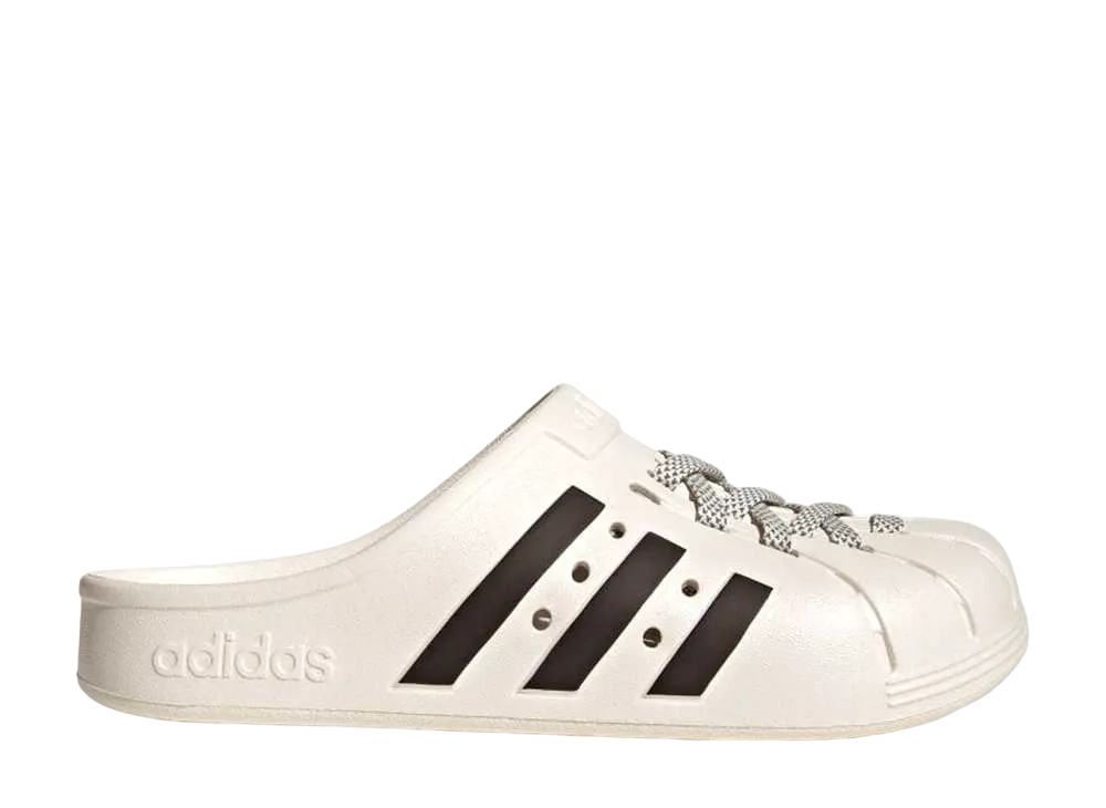 adidas Adilette Clogs "Core White/Core Black/Wonder Clay"