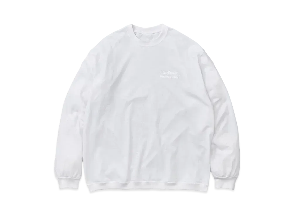 ENNOY 22SS L/S Hem Rib Tee "White" SS22BRENCT03NTL