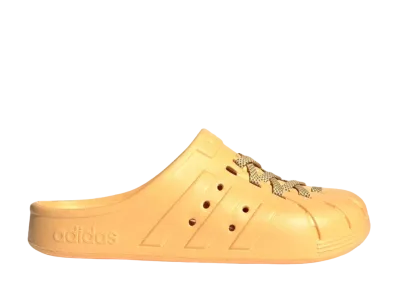 adidas Adilette Clogs "Semi Spark/College Green"