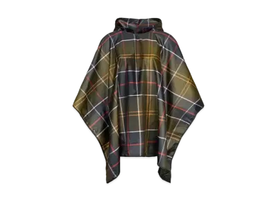 Barbour Classic Tartan Poncho "Green"