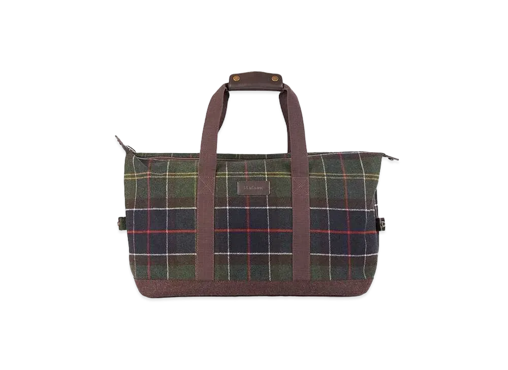 Barbour Tartan Check Boston Bag "Green"