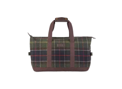 Barbour Tartan Check Boston Bag "Green"