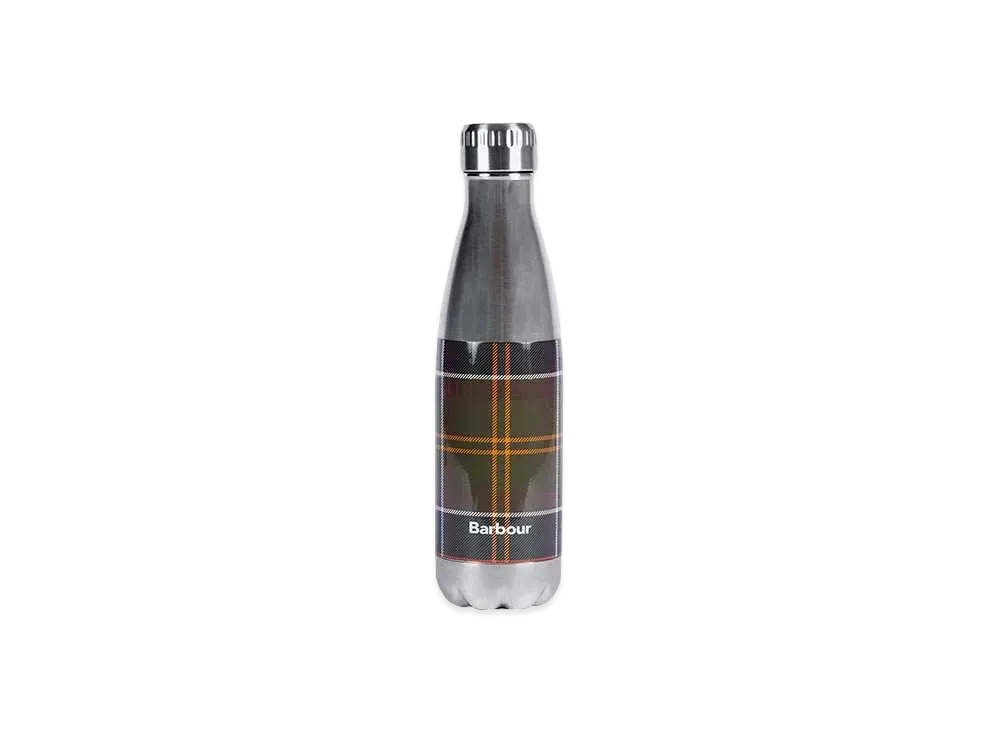 Barbour Tartan Water Bottle "Green"