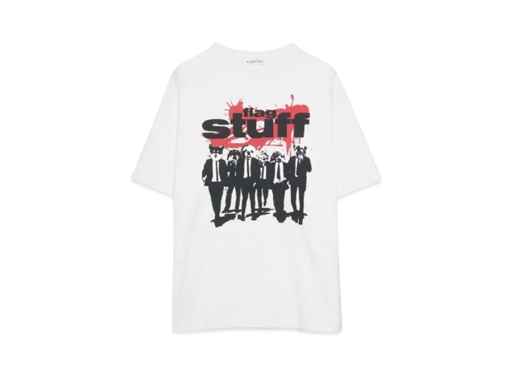 F-LAGSTUF-F DOGS Tee "WHITE"