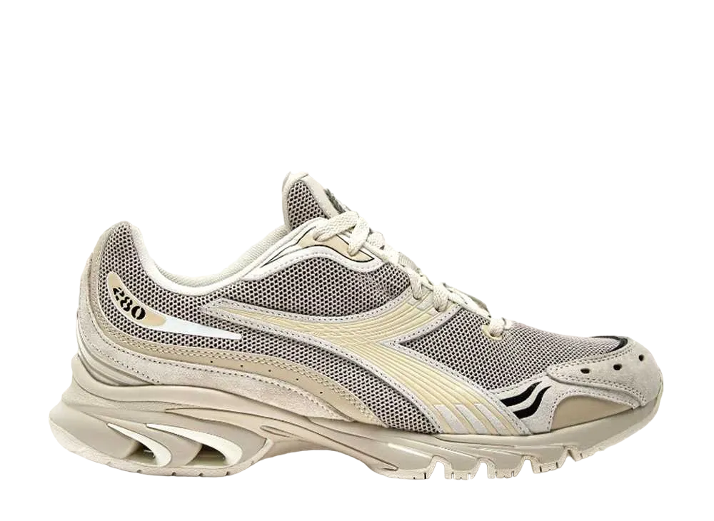 ディアドラ ミトス プロパルション 280 M2 スウェード "フォグ/シルバーグレー"