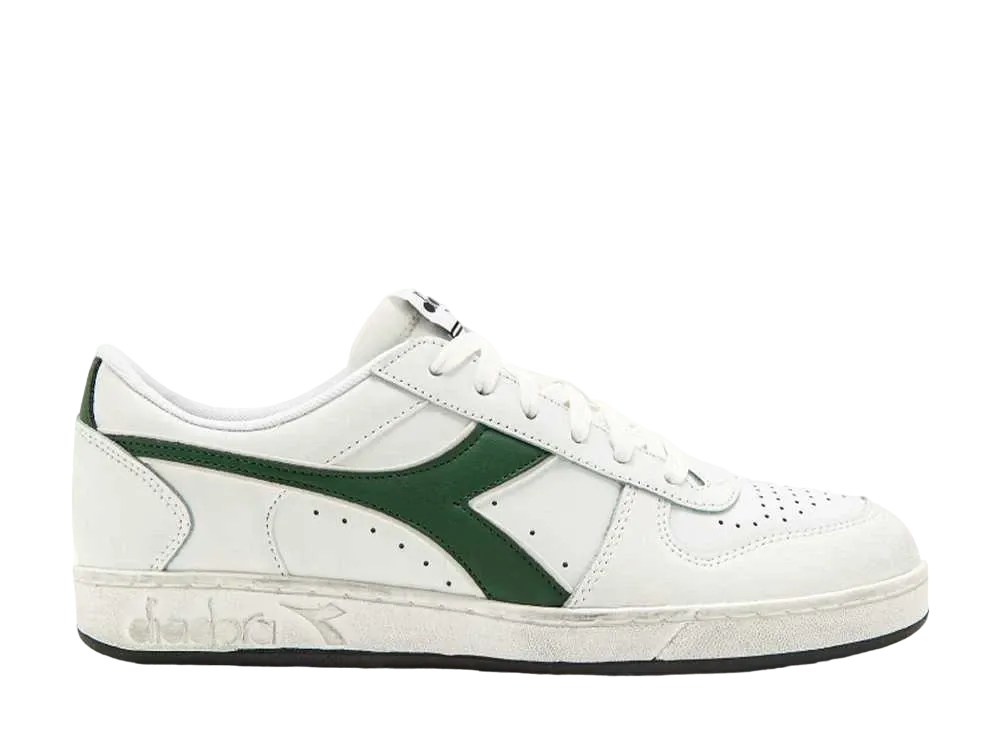 DIADORA Magic Basket Low Icona "White/Fogliage Green"