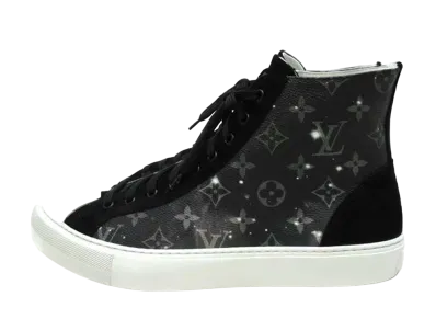 Louis Vuitton LV Tattoo Line Monogram Galaxy High Cut Sneakers "Grey"