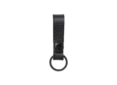 WACKO MARIA Emboss Leather Key Holder "Lizard / Black"