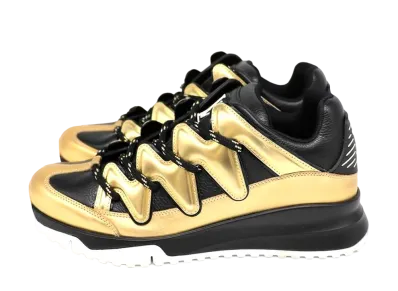 Louis Vuitton LV Zigzag Line Low Cut Sneakers "Gold"