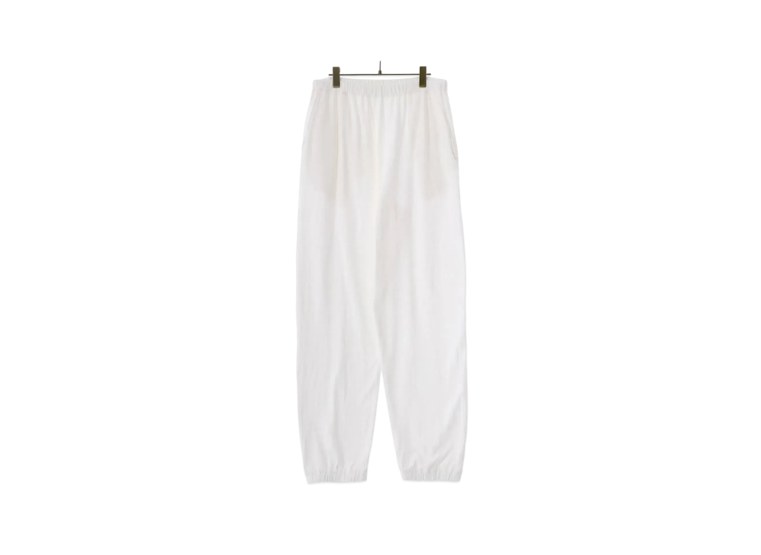 COMOLI Product Dyed Fleece Pants "White"