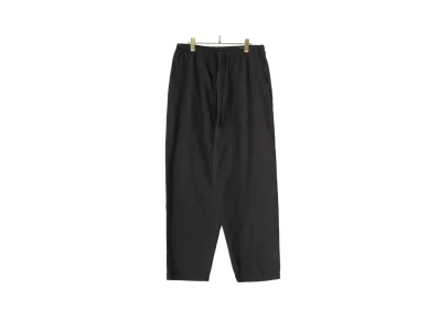COMOLI Cotton Duck Tapered Pants "Black"