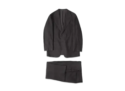 COMOLI Linen Suit "Charcoal"