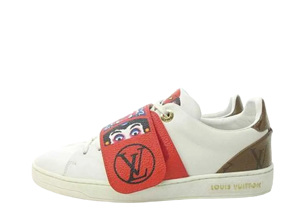 ルイヴィトン × 山本寛斎 ウィメンズ 歌舞伎 ベルクロ スニーカー "ブロン/レッド"