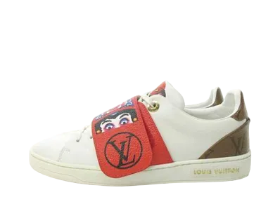 Louis Vuitton × Kansai Yamamoto Women's Kabuki Velcro Sneaker "Blanc/Red"