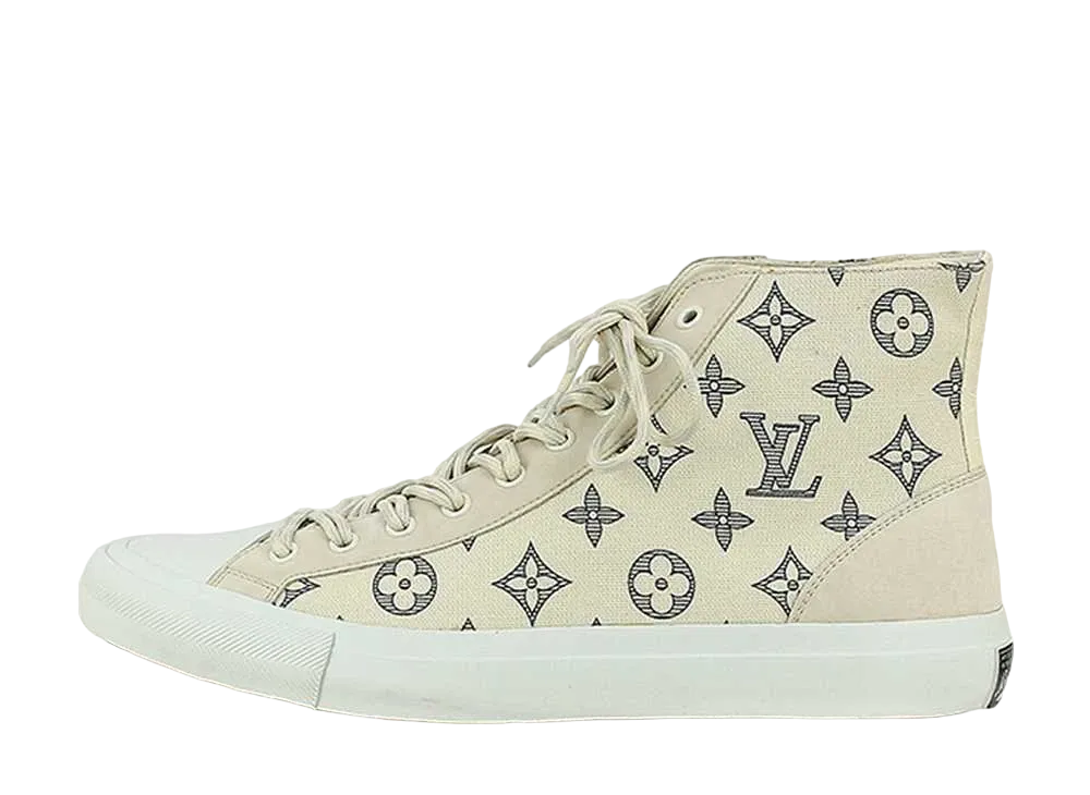 ルイヴィトン × チャップマン・ブラザーズ ハイカットシューズ "ベージュ/ブロン"