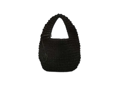 JW ANDERSON Large Popcorn Basket Tote Bag "Black"