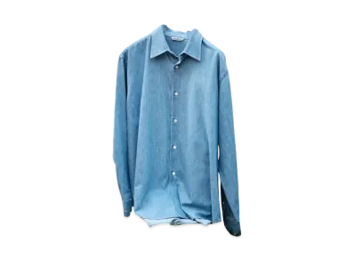 AURALEE for ÉDIFICE Selvedge Light Denim Shirt "Blue"