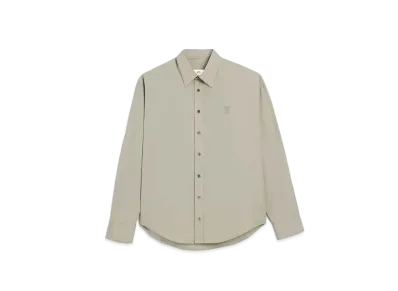 AMI PARIS Cotton Poplin AMI DE COEUR Shirt #2 "Sage"