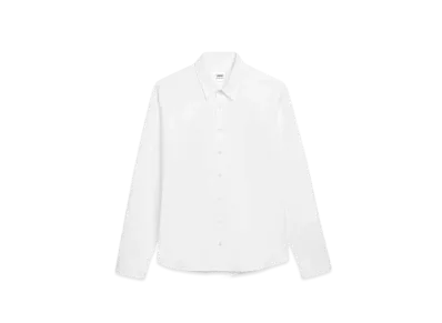 AMI PARIS Cotton Poplin AMI DE COEUR Shirt #2 "White"