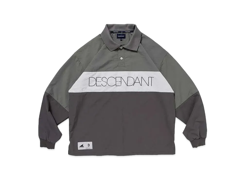 DESCENDANT Puba Nylon LS Shirt "Gray"