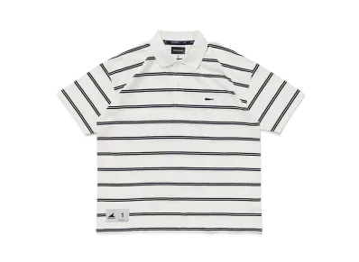 DESCENDANT Cachalot Stripe Polo SS "Navy"