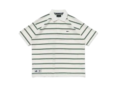 DESCENDANT Cachalot Stripe Polo SS "Green"