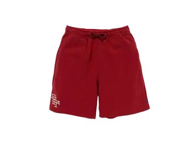 DESCENDANT Club Sweat Shorts "Burgundy"